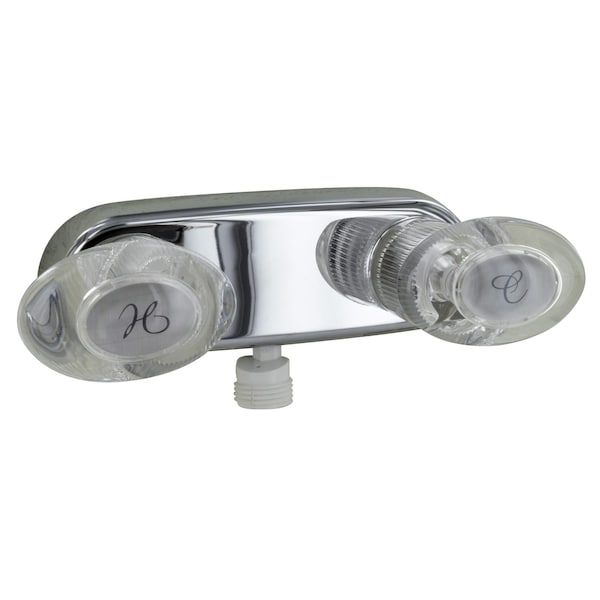 Valterra SHOWER VALVE W/ VAC BRKR, 4IN, 2 LEVER, 1/4 TURN, PLASTIC, CHROME PF223341 - main